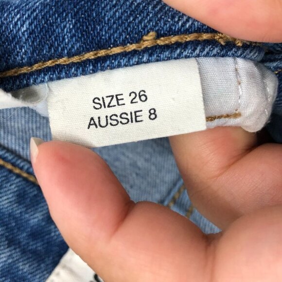 Rolla's Eastcoast Ankle High Rise Skinny Jeans - Stacey Blue size 26 - Picture 7 of 12